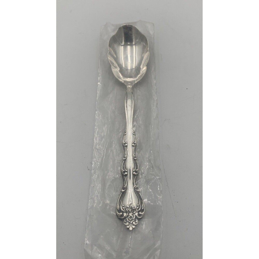 Interlude 6" Sugar Shell Spoon International Silverplate Flatware 1971